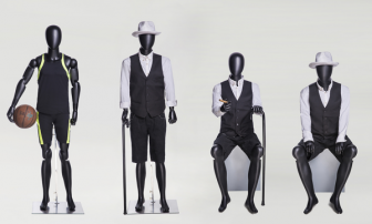 Movable joint mannequin, save space, save money