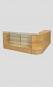 Maple Color Display Cases