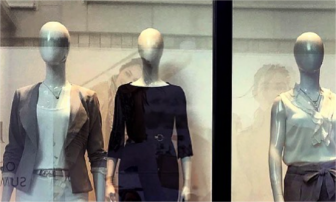 Window display, passing fashion