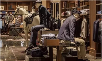 Men's clothing shop window