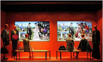 Creative and outstanding window display
