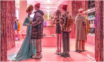 How to design Christmas window