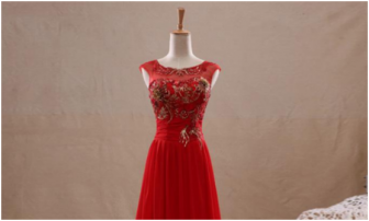 Beautiful and elegant wedding dress mannequin