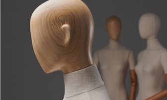 Large range of fabric mannequins