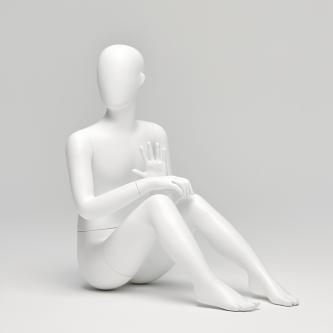 COLIN-4 ABSTRACT SITTING CHILD MANNEQUIN