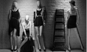 Window display mannequins
