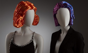 3D printed hard shell wig: the soul 