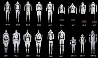 How do fashion-forward websites show clothing?