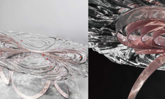 New type of window display art exhibits- Material: Synthetic crystals