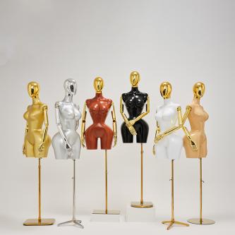 M003-BB-1 Colorful Painting Plastic Mannequins 3/4 Upper-Body New BBL Mannequin