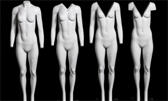 Ghost mannequins: 